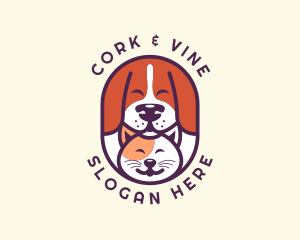 Animal Dog Cat logo design