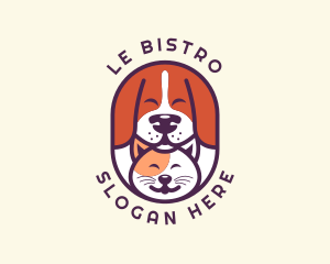 Animal Dog Cat logo design