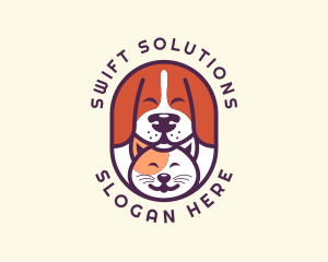 Animal Dog Cat logo design