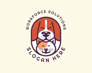 Animal Dog Cat logo design