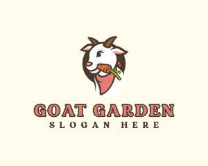 Goat Carrot Horn  logo design