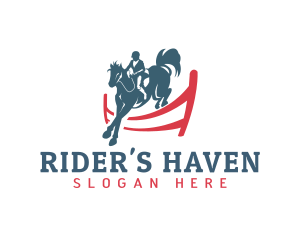 Show Jumping Sporting Event logo design