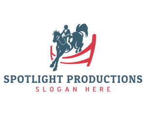 Show Jumping Sporting Event logo design