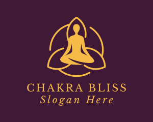 Yoga Meditation Chakra logo