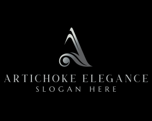 Elegant Boutique Letter A logo design