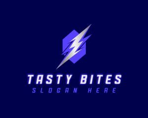 Electric Thunder Lightning Logo