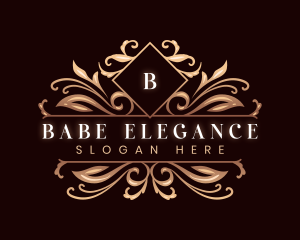 Elegant Floral Boutique logo design