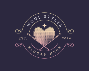 Heart Knitting Crochet logo