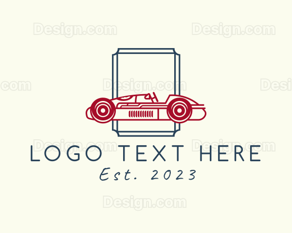 Racing Car Automobile Logo