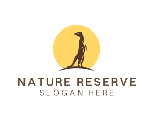 Meerkat Nature Sanctuary logo design