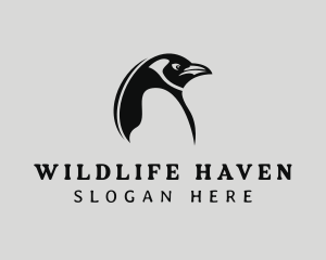 Penguin Zoo Wildlife logo design