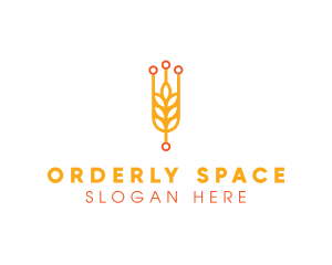 Wheat Rice Grain logo design