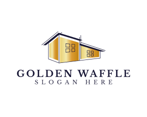 Golden Realty House  logo design