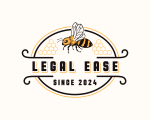 Honey Bee Insect Logo