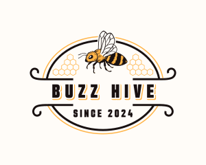 Honey Bee Insect logo design