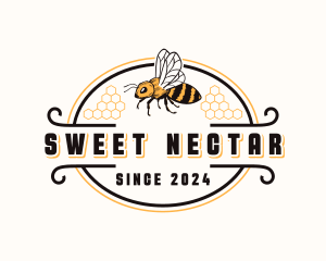 Honey Bee Insect logo design