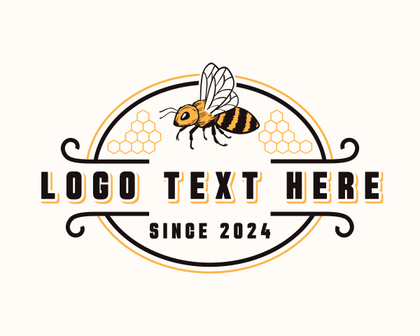 Honey logo example 2