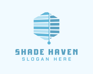 Blue Window Blinds logo design