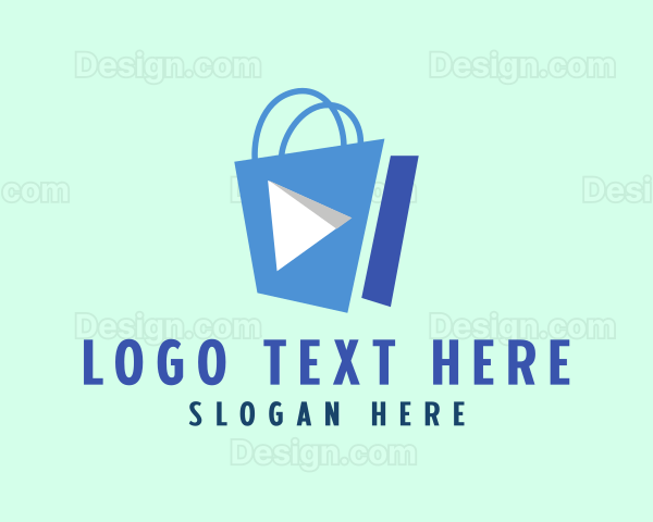 Media Player Shopping Bag Logo