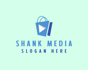 Media Shopping Bag logo design