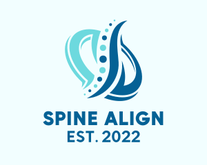 Medical Chiropractic Spine Therapy  logo design
