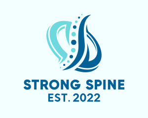 Medical Chiropractic Spine Therapy  logo design