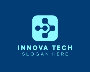 Modern Tech Application logo design