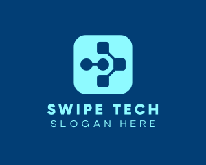 Modern Tech Application logo design