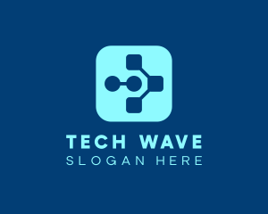 Modern Tech Application logo design