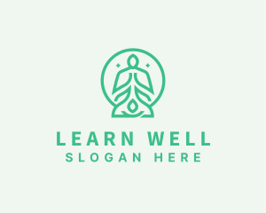 Meditate Yoga Wellness logo design