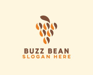 Coffee Bean Plant logo design