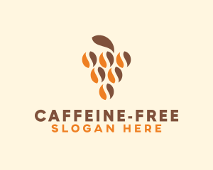 Coffee Bean Plant logo design