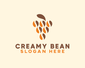 Coffee Bean Plant logo design