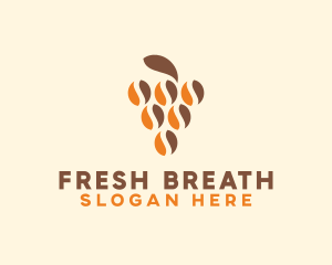 Coffee Bean Plant logo design