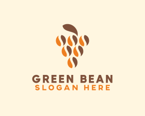 Coffee Bean Plant logo design