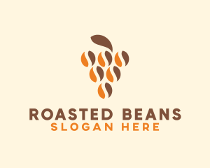 Coffee Bean Plant logo design