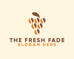 Coffee Bean Plant logo design