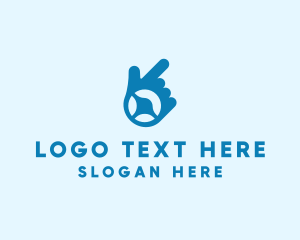 Steering - Blue Driving Lesson logo design