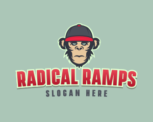 Urban Monkey Cap logo design