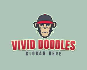 Urban Monkey Cap logo design