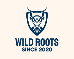 Wild Antelope Badge logo design