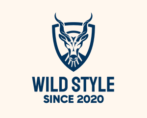 Wild Antelope Badge logo design