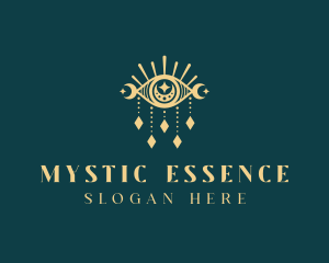 Boho Mystical Eye logo design