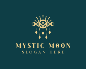 Boho Mystical Eye logo design