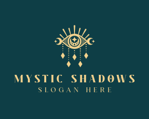 Boho Mystical Eye logo design