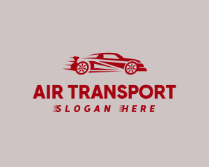 Red Fast Automobile logo design