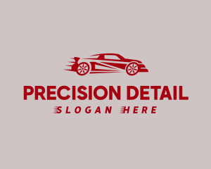 Red Fast Automobile logo design