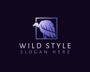 Wild Vulture Bird logo design