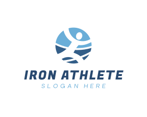 Health Fitness Athlete logo design