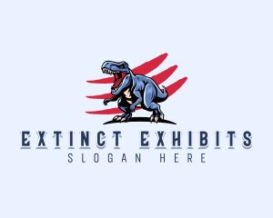 Wild Dinosaur T-rex logo